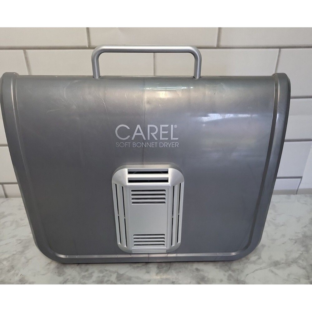 Carel Soft Bonnet Ionic Tabletop Portable Hair Dryer Helen Of Troy Works *READ